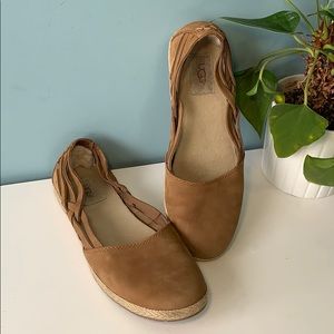 Ugg leather flats
